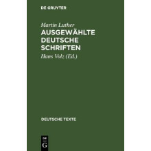 Ausgewählte deutsche Schriften