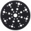 2pack 6Inch 150mm 49-Hole Soft Sponge Interface Pad for Sanding Pads Hook Loop Sanding Discs Sander Backing Pads Buffer 4