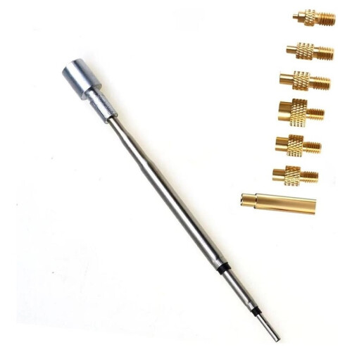 Heat Insert Nut Iron Tip Trimming Kit C210/TS21/HS-02B Internal Thread Soldering Iron Tip 3D Print Modify Finishing Tool 1