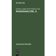 Maßanalyse, II.