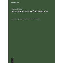 S-Z, Siglenverzeichnis und Ortsliste