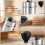 Manual Coffee Grinder with 40 External Grind Settings, Ceramic Conical Burr Hand Coffee Grinder,for Espresso, Pour 5