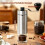 Manual Coffee Grinder with 40 External Grind Settings, Ceramic Conical Burr Hand Coffee Grinder,for Espresso, Pour 6