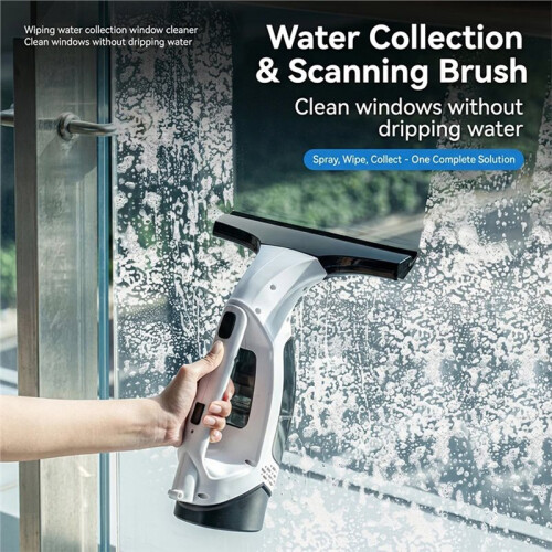 Highly Efficient Electric Multifunctional Plastic Handheld Window Scrubber Rechargeable Door Window EU Plug 1