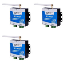 3X RTU5024 Gsm Abridor de Portão Controlador de Acesso Automático de Portão 4G GSM Abridor de Portão Telefone Grátis Controle Remoto de Garagem