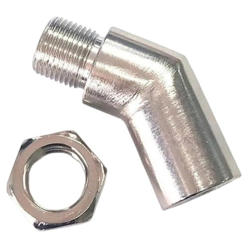 Precision-Crafted M 18 X1.5mm Extender 135 Degree Bung Extension Spacer for Secure Connection
