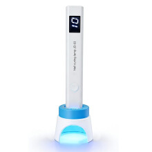 Magnete per Unghie Rotante con Perla di Vetro Larga e Leggera, Multifunzionale, Automatico per Arte Delle Unghie Magnetica per Smalto Gel Blu