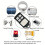 433MHZ Remote Control Universal 4-Button Remote Controller Universal Garage Door Opener Clone Code Duplicator Key 4