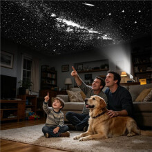 Proiettore Starrys Luce Notturna Luminosità Regolabile Proiettore di Stelle Galassia Luce Notturna per Proiezioni In Camera 3+1