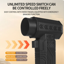 2-in-1 Blower & Vacuum 880000RPM Air Blower High Speed  Turbo Jet Fan 600g Thrust 70m/S Wind Brushless Duster