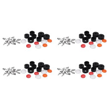 28Pcs Taillight Light Cover for 1:10 RC Crawler RC Car D90 Body Shell