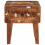 VidaXL vidaXL End Table with Drawer Brown 40 x 32 x 46 cm Solid Reclaim Wood 2