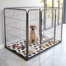 Cozy Pet Heavy Duty Playpen 48" Size Dog Crate Pen 90.5cm High Dog Cage - ABS Floor HDDP04 + VB48C