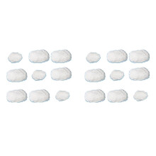 18PCS Clouds Decorations for Ceiling, Cotton Simulation Hanging Cloud Decoration, 3D Artificial Clouds Props