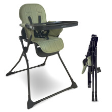 MBHC2 Compact Folding Highchair - Sage Green
