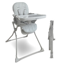 MBHC2 Compact Folding Highchair - Grey