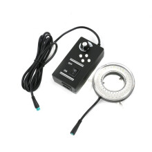 64 LED Ring Light Lamp for Stereo Microscope Video Camera Light Source Four-Zone Four-Wheel Drive Ring Light US Plug