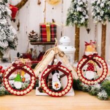 Christmas Decor Christmas Hanging Wooden Ornaments Hollow Wood Pendant Sign Xmas Tree Pendants Gift Tags for Christmas