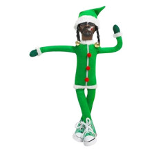 The Christmas Elf Doll Decorations,Handmade Hip Hop Elf Figure Home Party Christmas Decorations Ornaments
