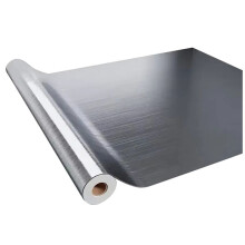 40cm Metal Brushed Silver Wall Sticker Kitchen Living Room Refrigerator Countertop Adhesive Wallpaper Waterproof