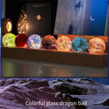 Bola Estrela de Vidro Colorida Fantasia Planeta Luminoso Astronomia Bola Planetas Estilo Fantástico Decoração de Casa A