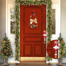 Door Hanging Christmas Decor Doll Clothes Rack Christmas Ornaments Xmas Door Ornaments Xmas Tree Hanging Pendant