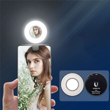 Luz LED de Bolsillo MagnéTica para / 12 13 14 Series Luz de Relleno de Cubo con Clip para Maquillaje Vlog Live 36W