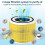 Air Purifier Replacement Filter for LEVOIT Core 300, Core 300S, 3-In-1 HEPA Filter, High Efficiency Activated Carbon, 9