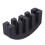 5X Rubber Mute Silencer 4/4 Violin Fiddle Slight Practice Black 4