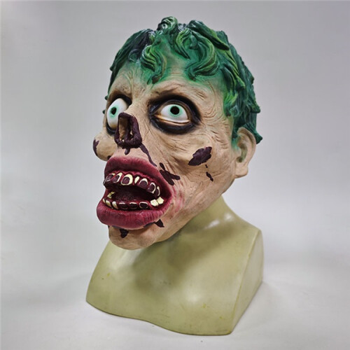 Masque de zombie d'Halloween avec un visage pourri 1