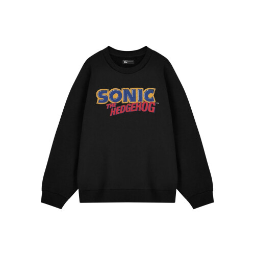 Sonic The Hedgehog Sonic The Hedgehog Mens Distressed Logo Sweatshirt