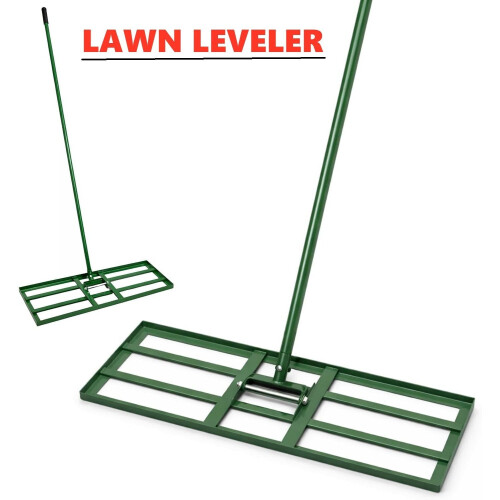Lawn Levelling Rake, with 210cm Long Handle