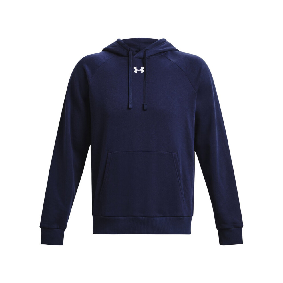 Under Armour (Xxl, Midnight Navy/White) Unisex Adult Rival Fleece Hoodie