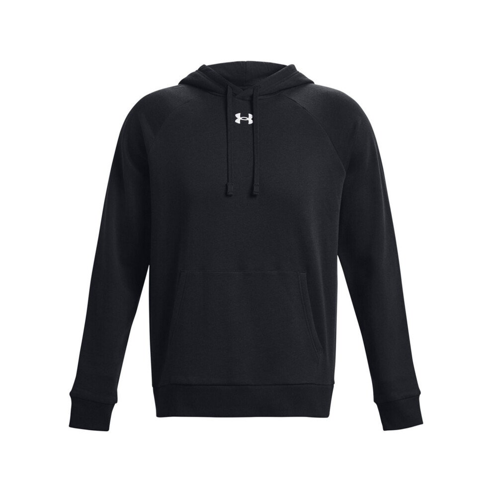 Under Armour (S, Black/White) Unisex Adult Rival Fleece Hoodie