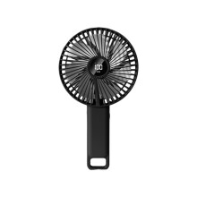 Portable Folding Handheld Fan 5-Speed Adjustable Wind Rechargeable Desktop Fan for Home Outdoor Travel B
