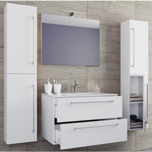 (Matt, Single Basin) 5-part washbasin washbasin Badinos SP 1