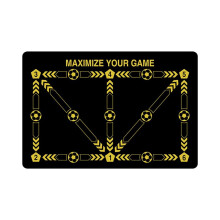 Football Footstep Training Mat, Non-Slip Footstep Training Mat, Soccer Train Mat for All Levels,for All Ages 60x90cm B