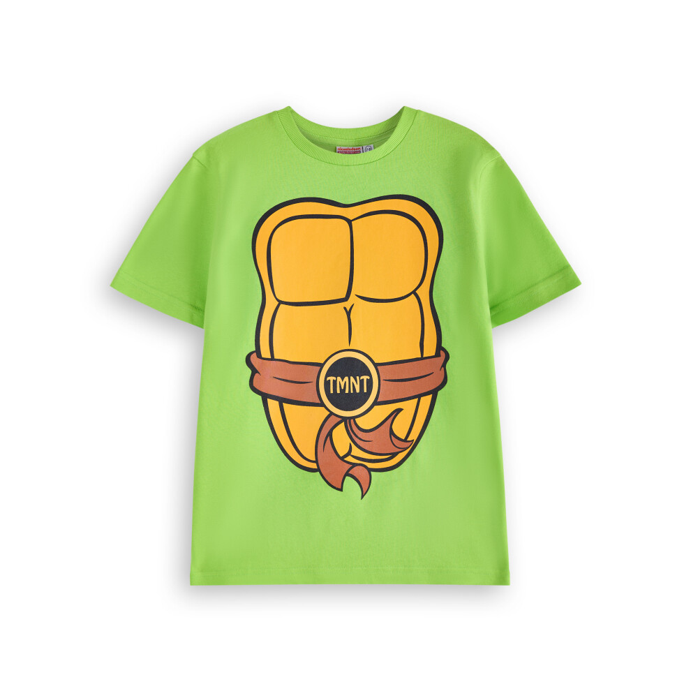 Teenage Mutant Ninja Turtles (6-7 Years) Short Sleeved T-Shirt (Boys Green)