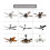 Universal  WiFi Fan  Ceiling Fan and Light Remote Control Kit,220V WiFi Fan Controller Remote Control 8