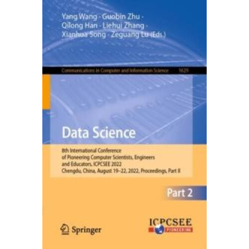 Data Science 8th International Conference of Pioneering Computer Scien