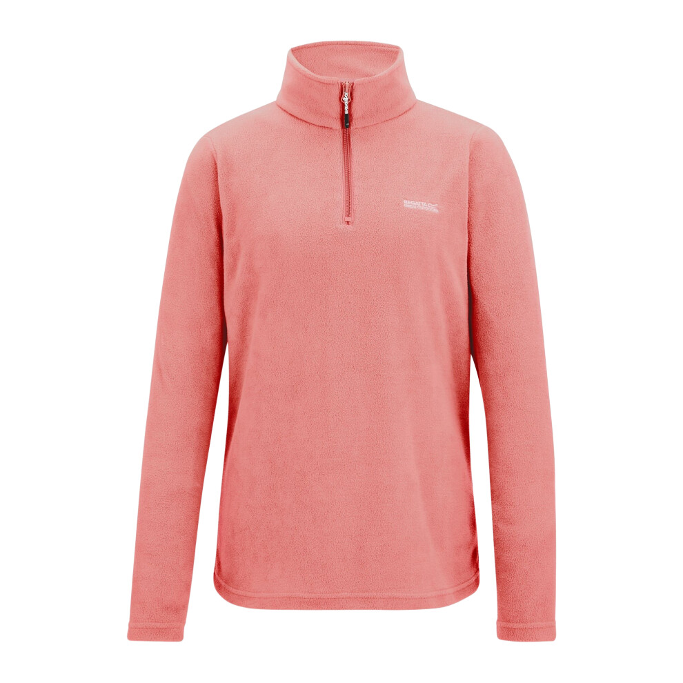 Regatta (8 Uk, Peach Pink) Great Outdoors Womens/Ladies Sweetheart 1/4 Zip Fleece Top