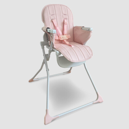 My Babiie MBHC2 Compact Folding Highchair - Pink 2