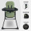 My Babiie MBHC2 Compact Folding Highchair - Sage Green 2