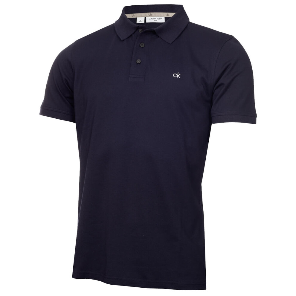 Calvin Klein (Xl, Navy) Mens 2026 Planet Friendly Moisture Wicking Supersoft Polo - Image 5
