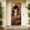 Easter Door Cover Bunny Egg Flower Design 1PC 6