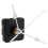 Clock Movement Mechanism with Silver Hour Minute Second Hand DIY Tools Kit 2
