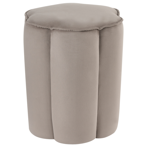 Beliani Pouffe TAPPEN Velvet Taupe