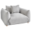 Beliani Armchair LUVOS Fabric Light Grey 1