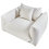 Beliani Armchair LUVOS Fabric Off-White 6