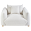 Beliani Armchair LUVOS Fabric Off-White 4